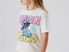 Name It t-shirt cloud dancer med Stitch print